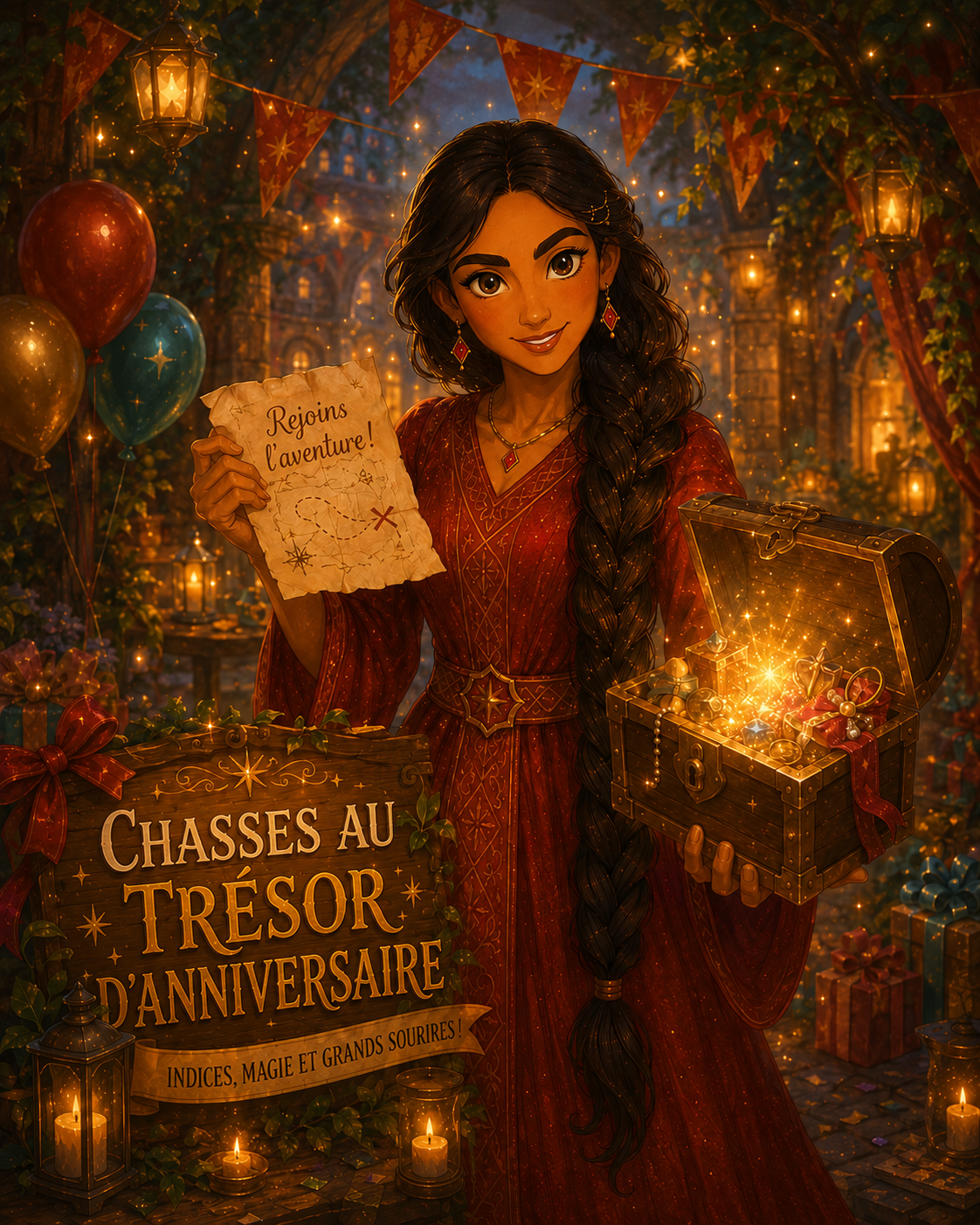 Chasse au trésor d'anniversaire
