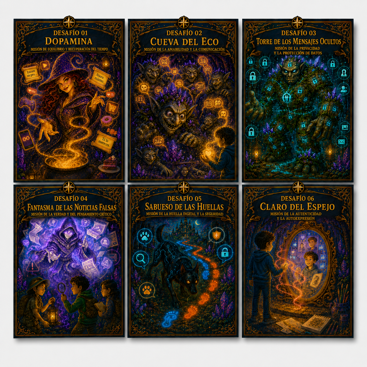 Seis carteles del concurso