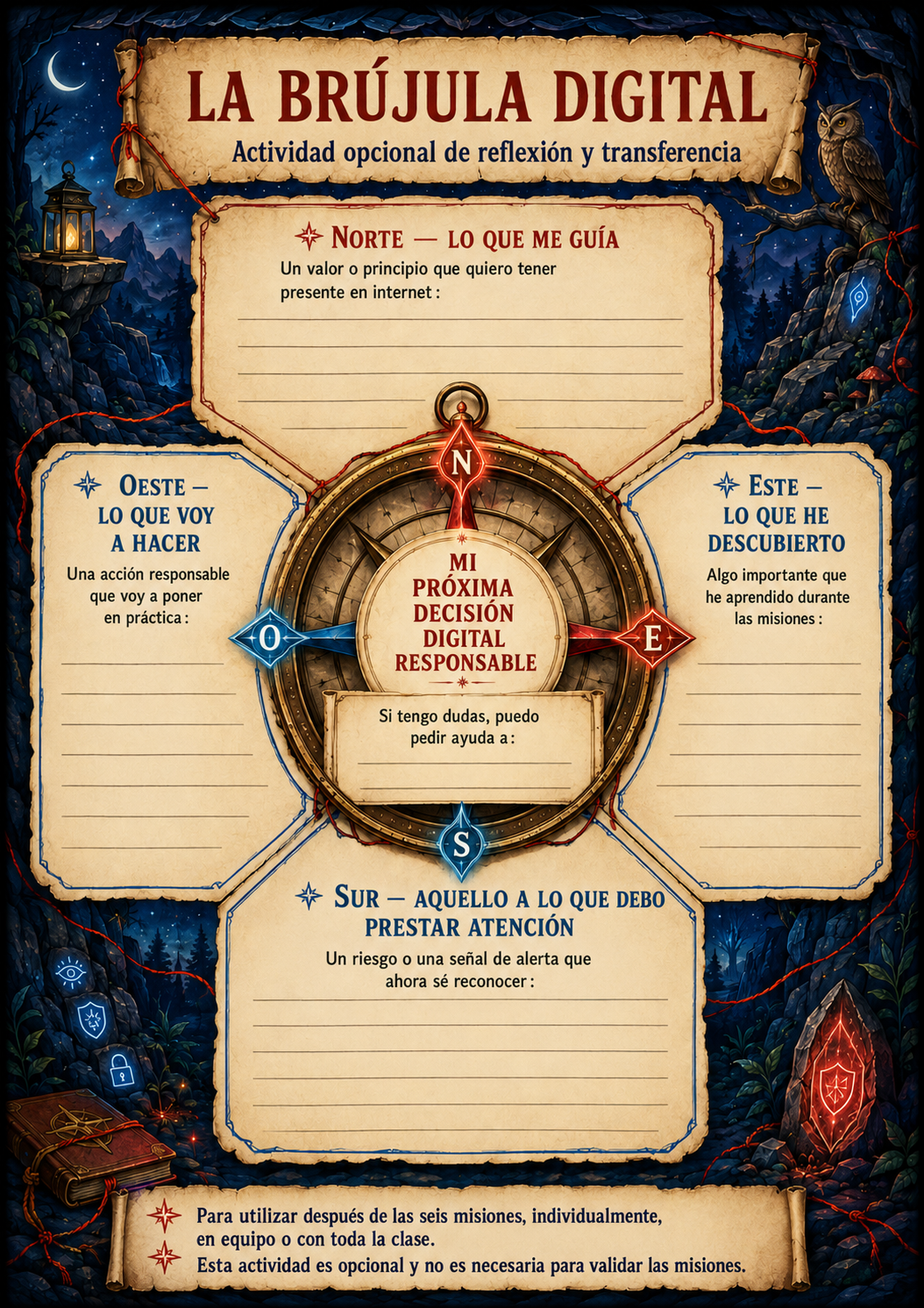 Disponible en francés, inglés y español