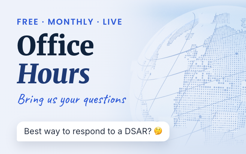 Trust Keith Office Hours: free, monthly live sessions where you can bring your data protection questions