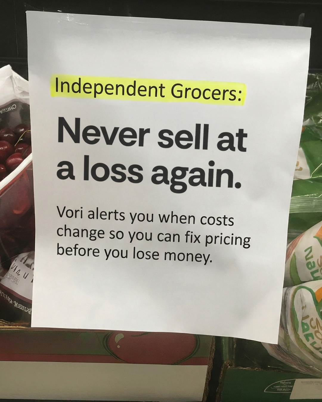 Vori ad — running promotions by hand