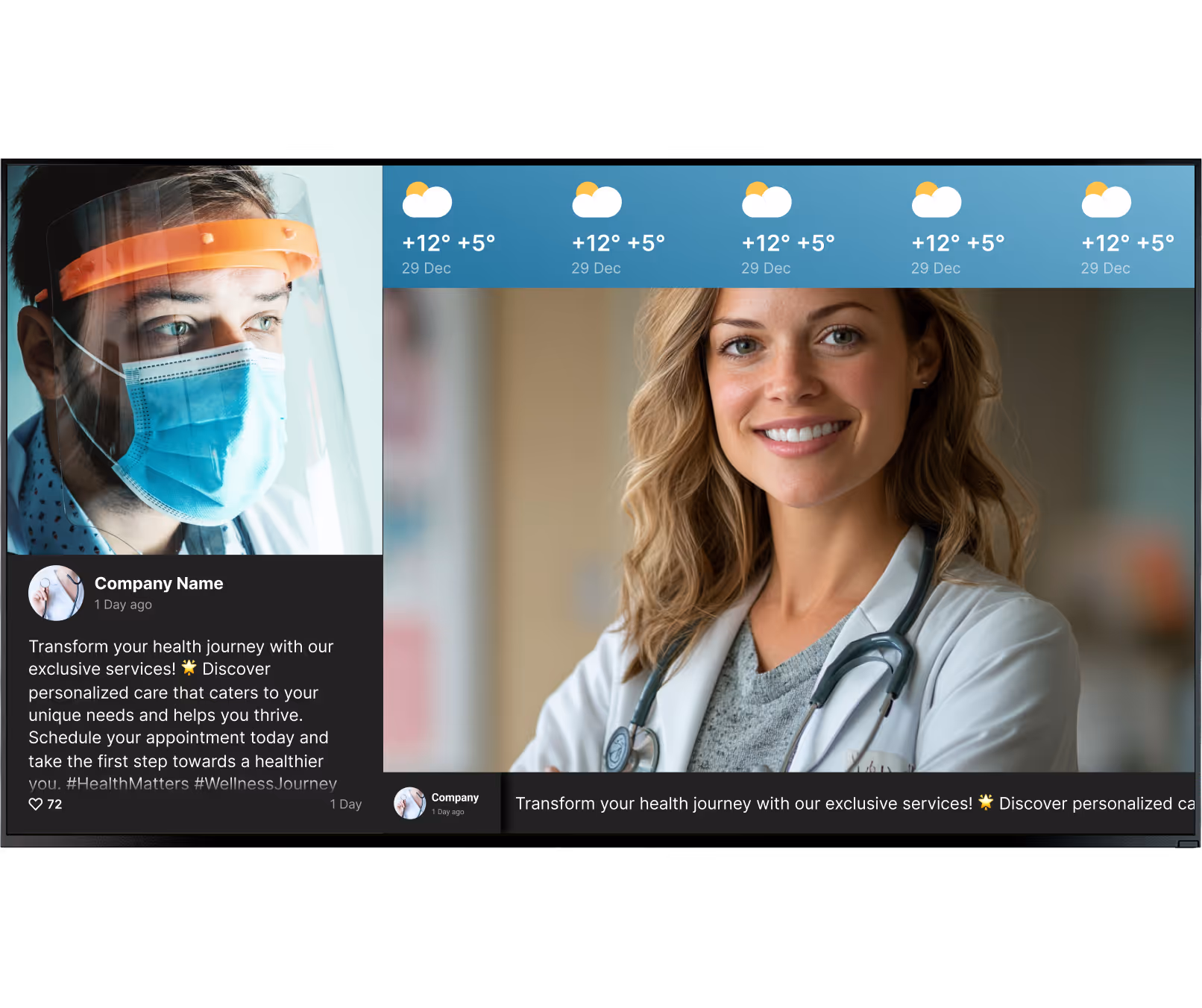 Screen Layouts TV