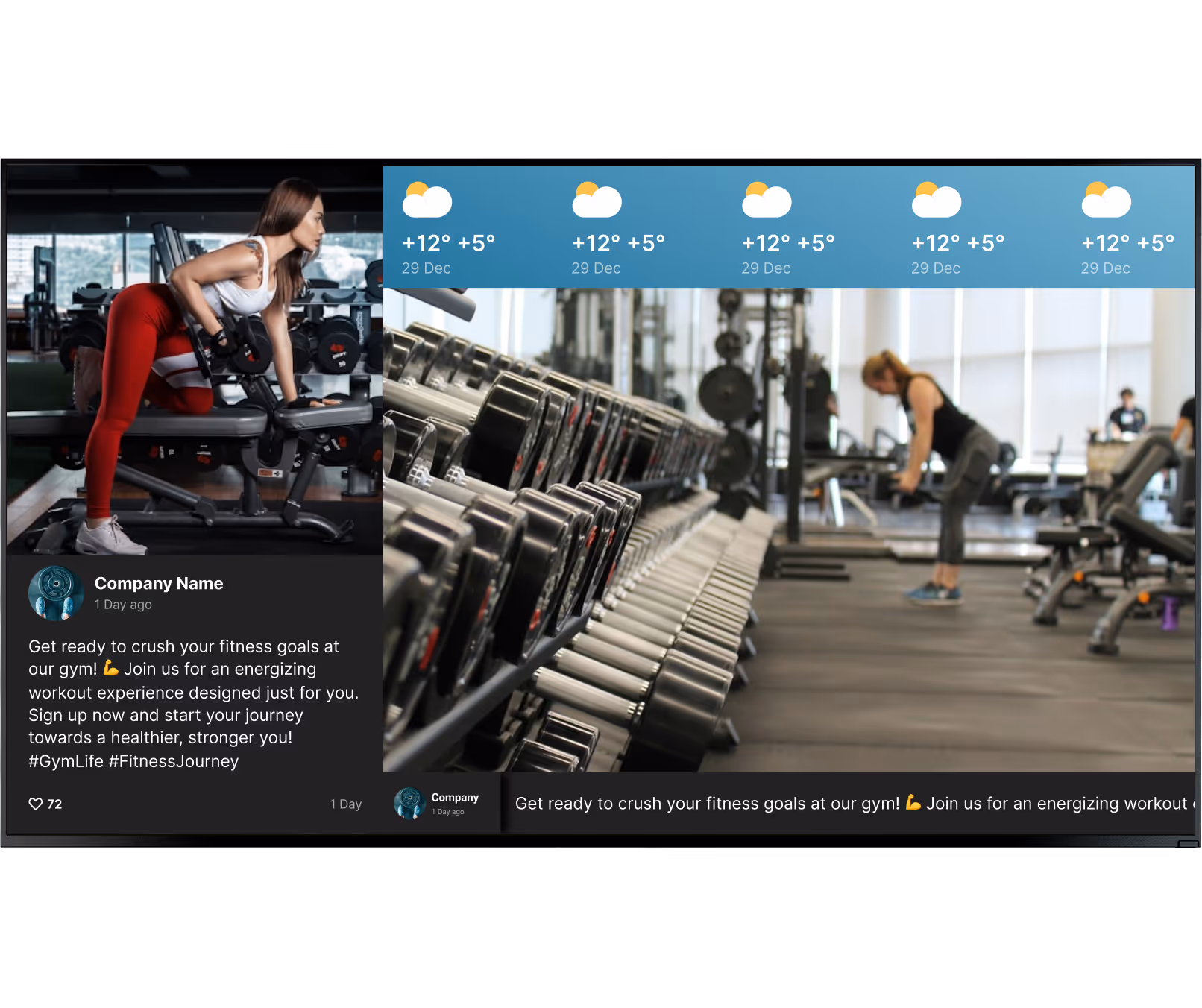 Screen Layouts TV GIM