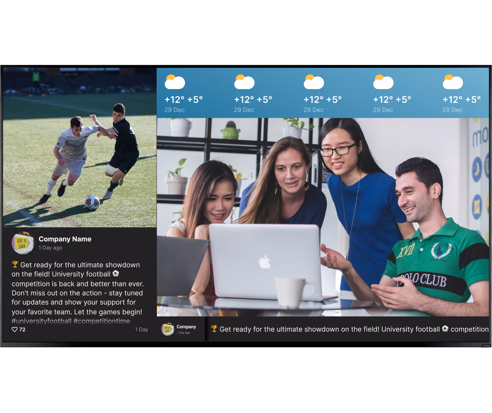 Screen Layouts TV