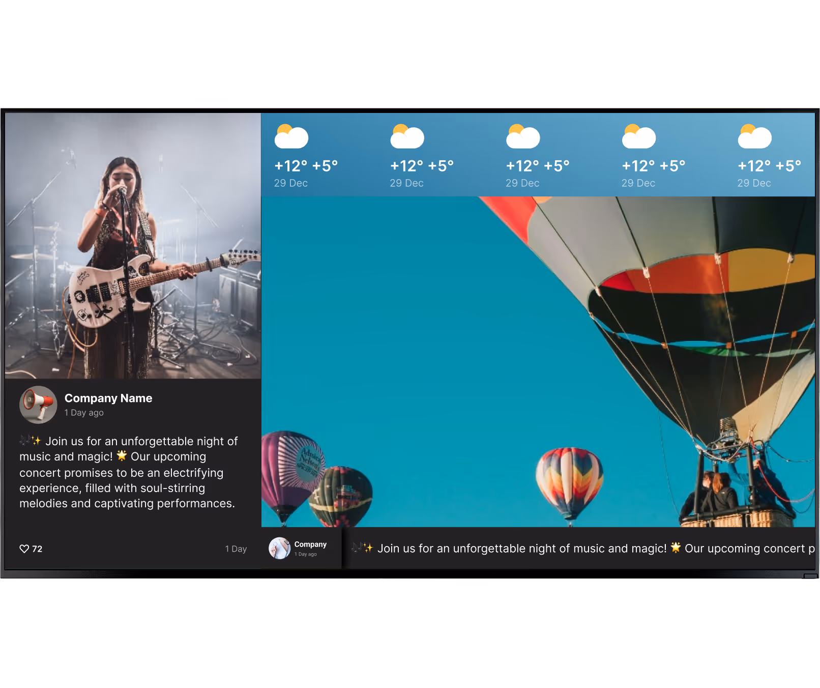 Screen Layouts TV
