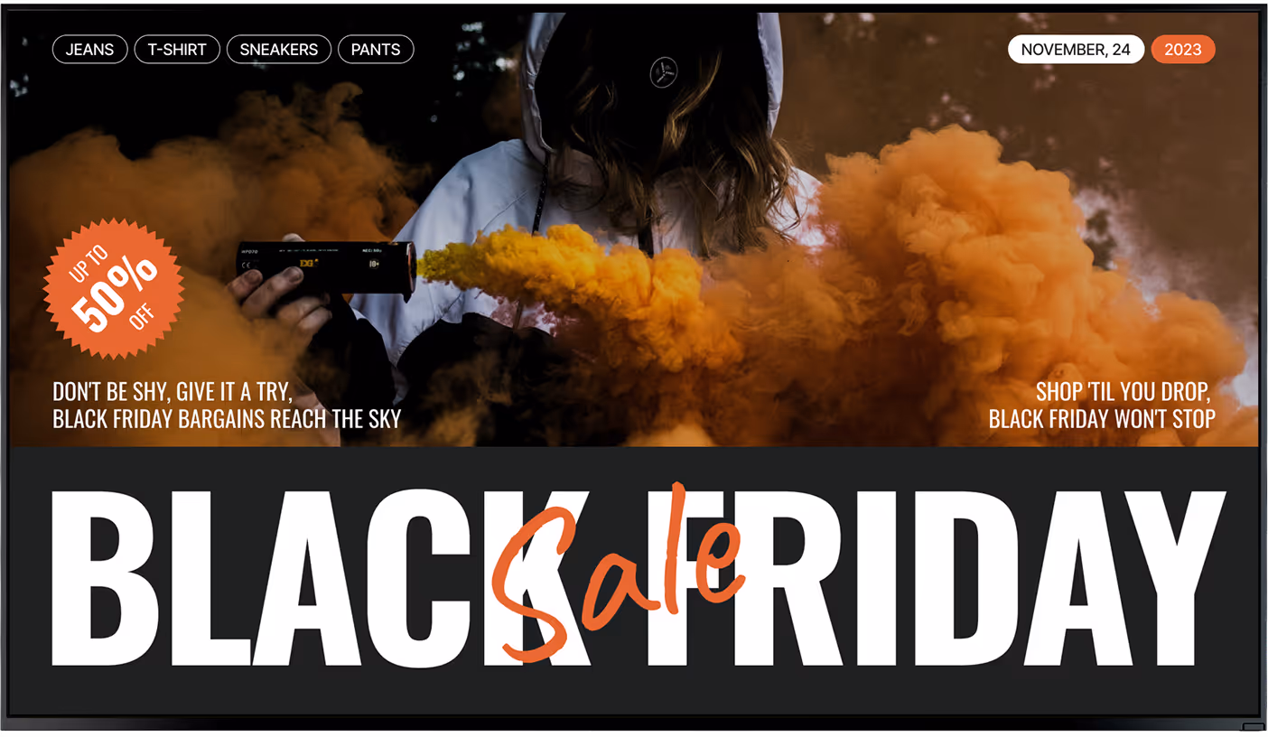 black friday sale