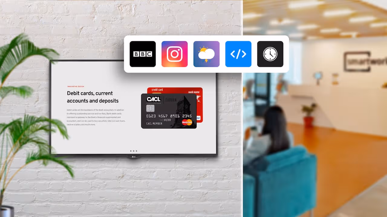 Top 5 Digital Signage Apps for Banking