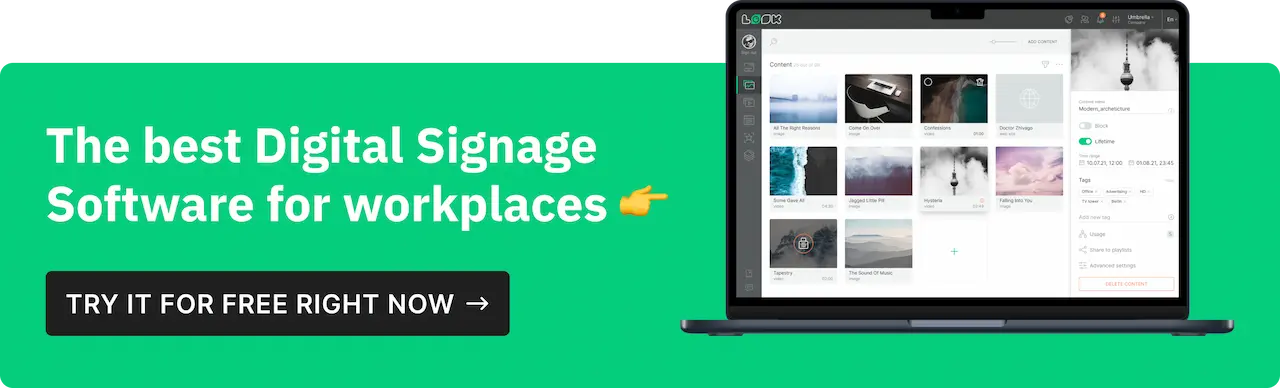 The best digital signage software for workplaces