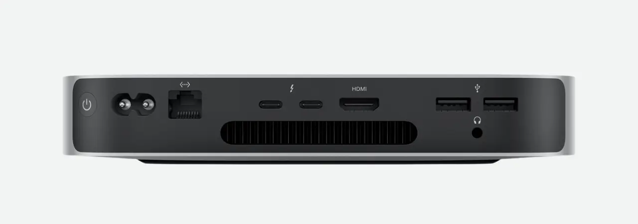 Apple Mac Mini 2023 backside