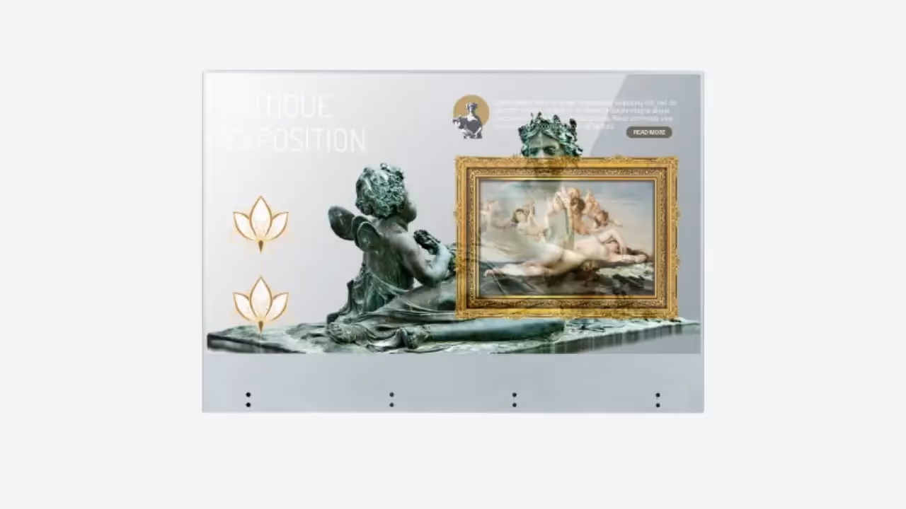 LG OLED 55EW5TK-A Transparent Display 