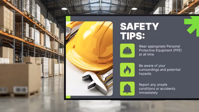 Warehouse Digital Signage: Basics, Tips, and Benefits