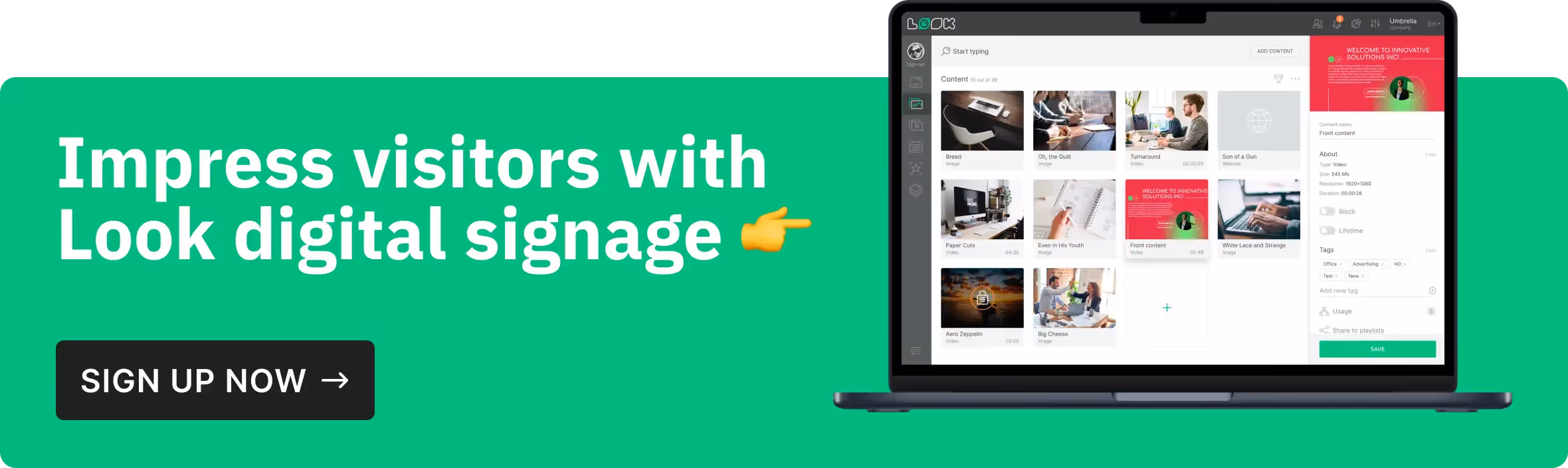 Try Look digital signage