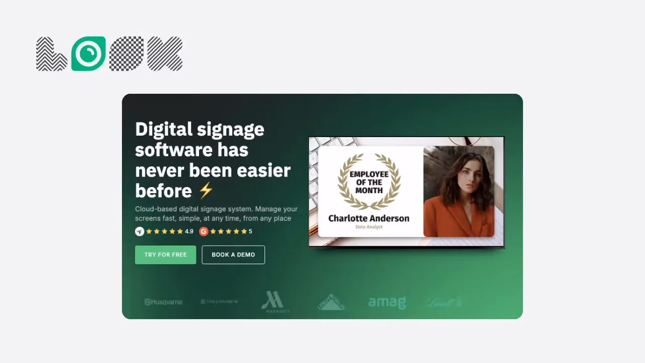 Best Digital Signage software - Look 