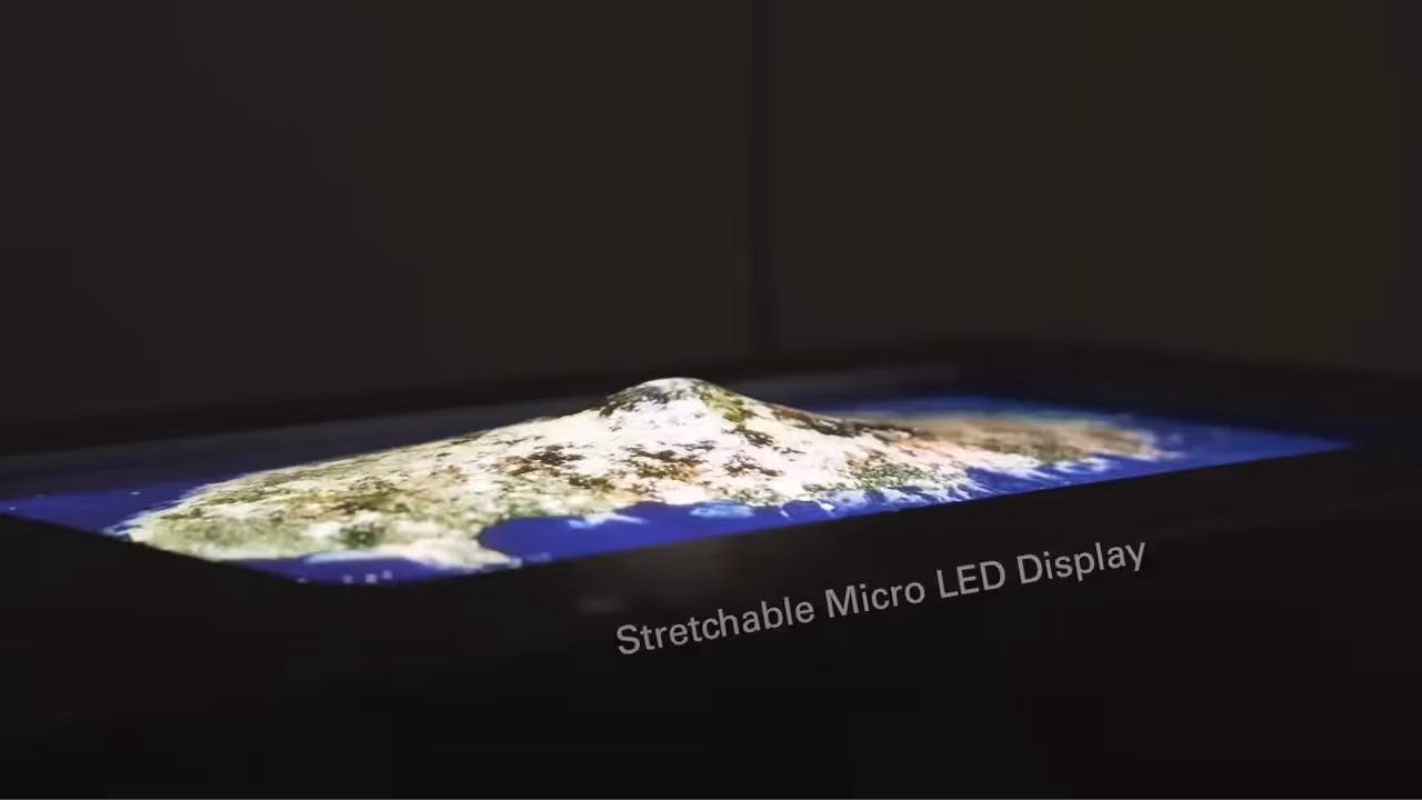 Samsung stretchable micro LED display