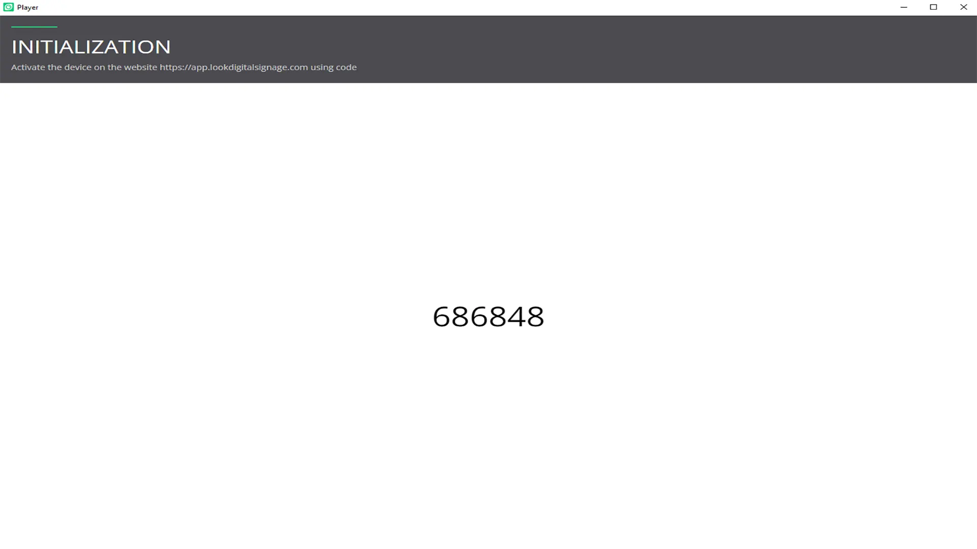 Look initialization code