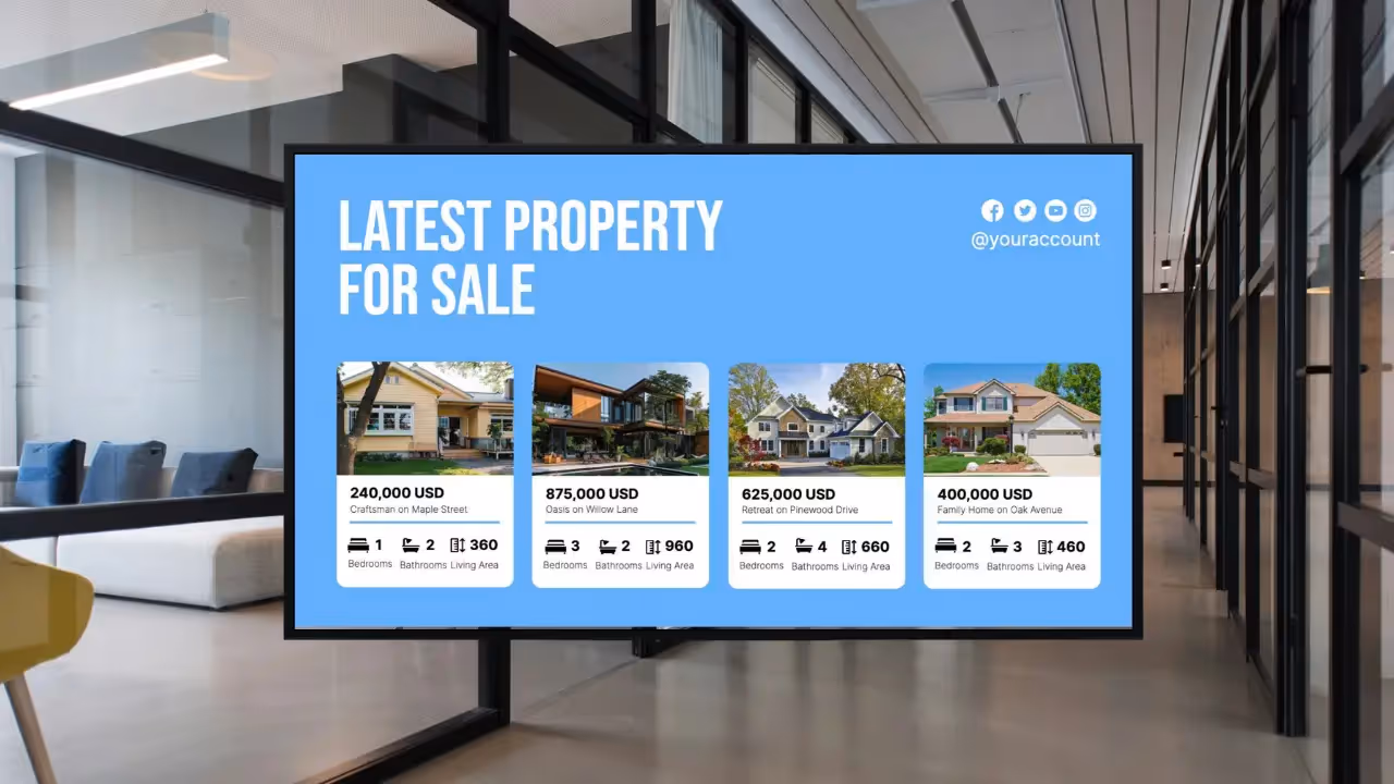 Real estate content example