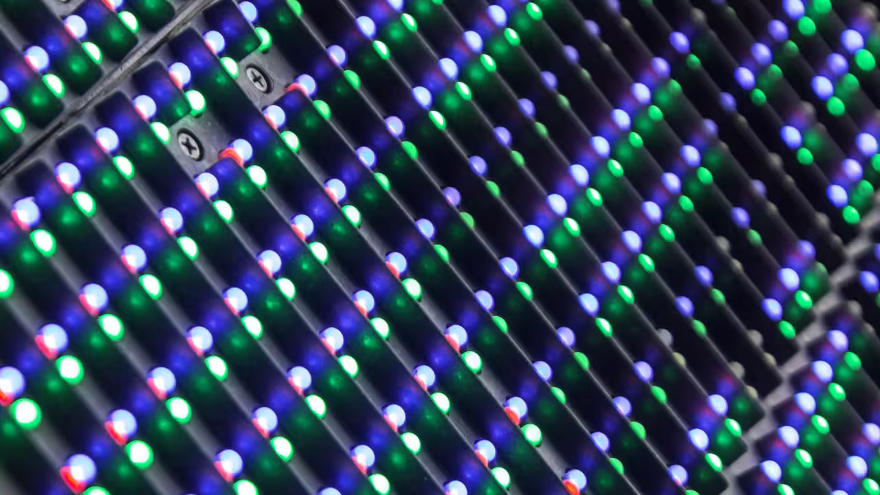Video wall pixels