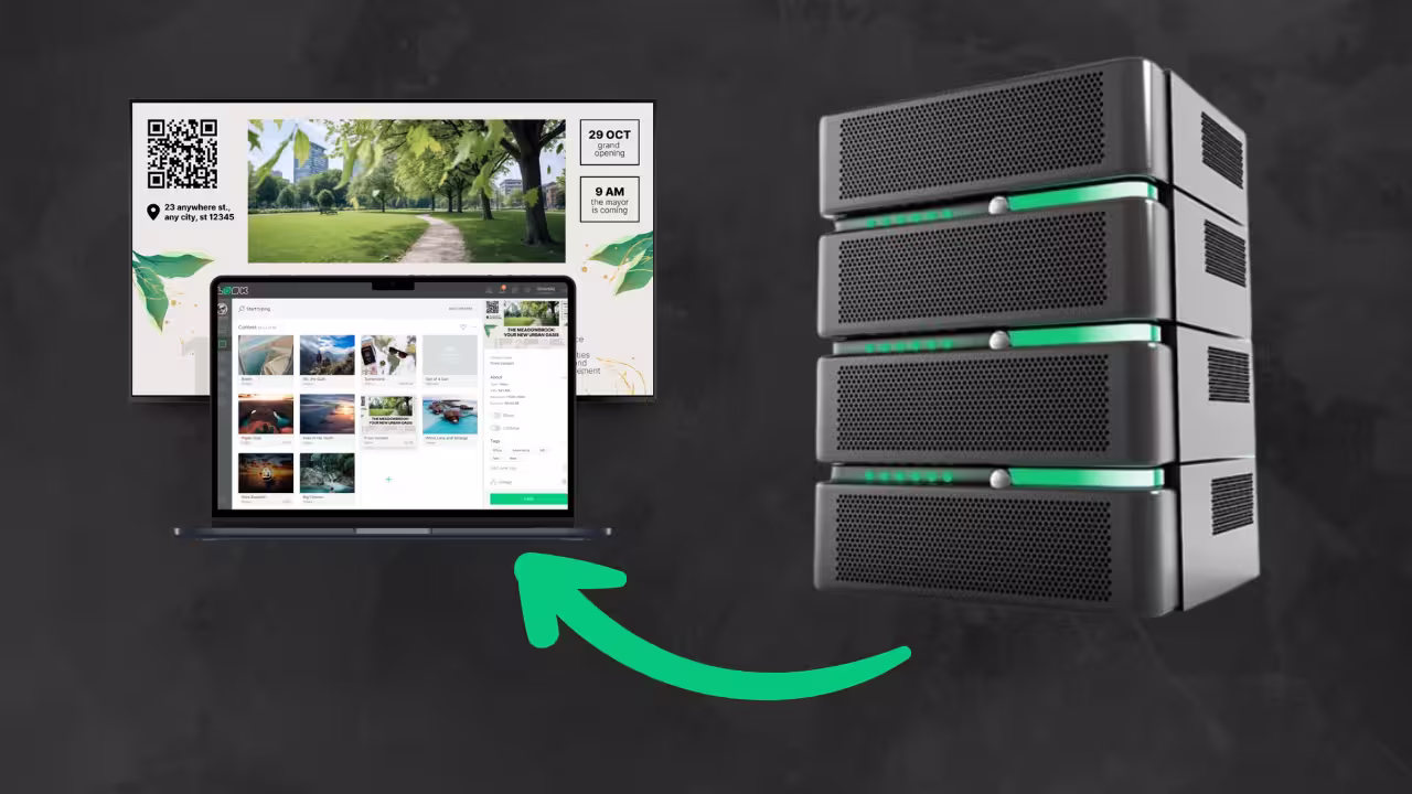How On-Premise Digital Signage Works and How to Deploy It with Look