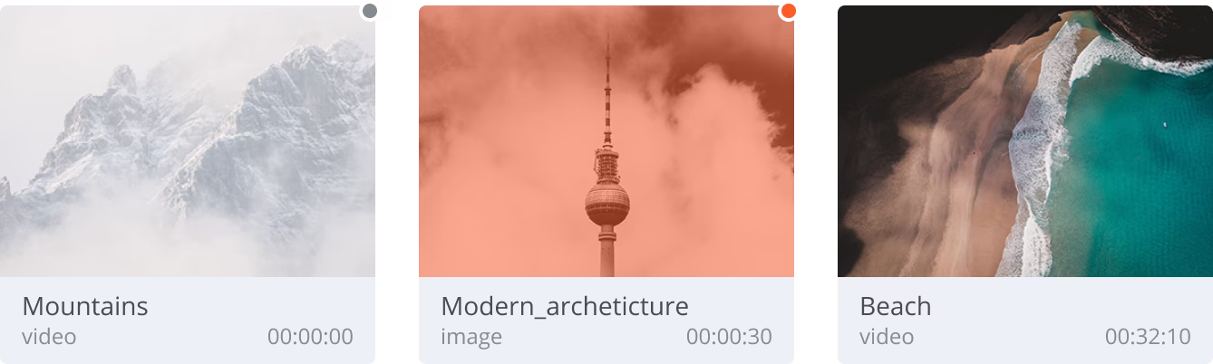 Screen content status