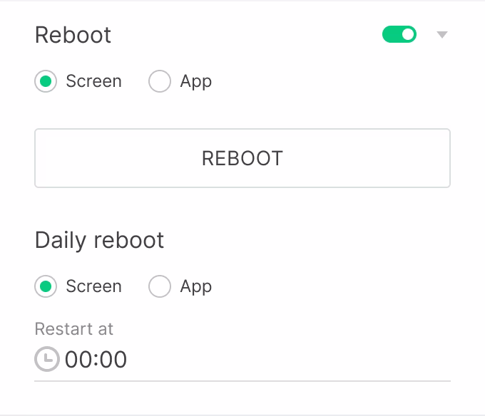Daily reboot