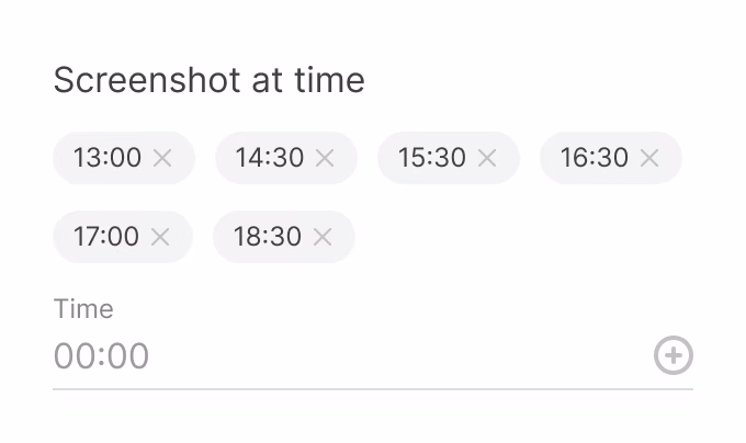 Screenshot at time