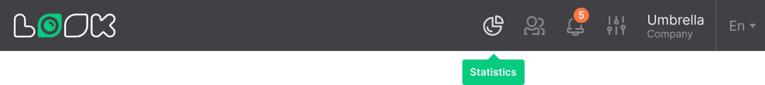 Statistics menu