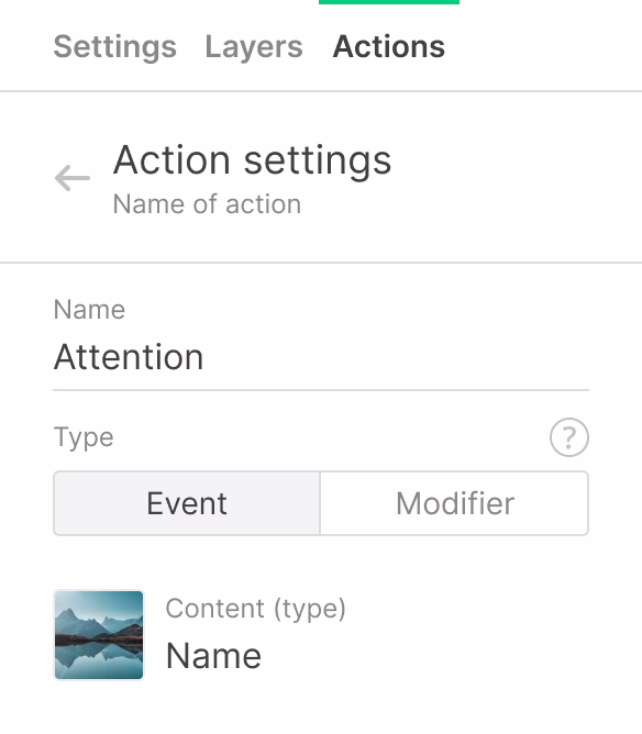 Action Event