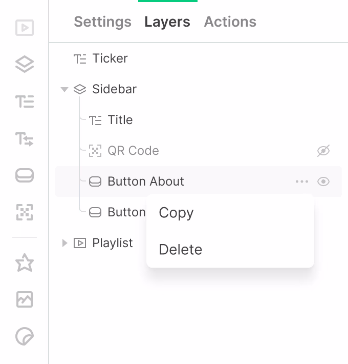 List of layers