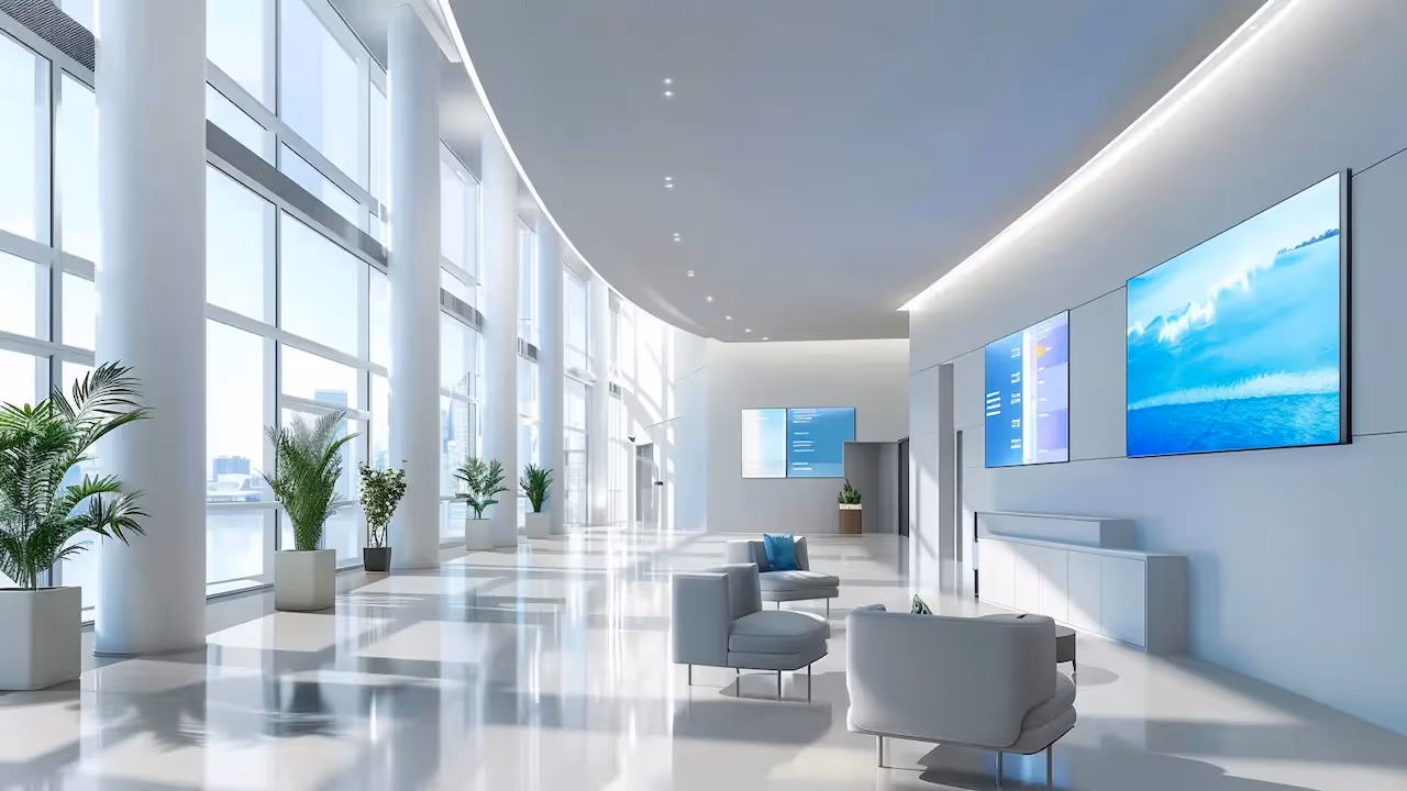 Effective Digital Signage Strategies for Office Lobbies with Look DS
