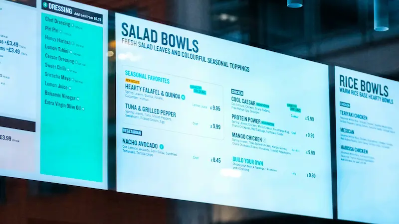 Digital Signage Systems: Opportunities for Cafes, Bars, and Restaurants