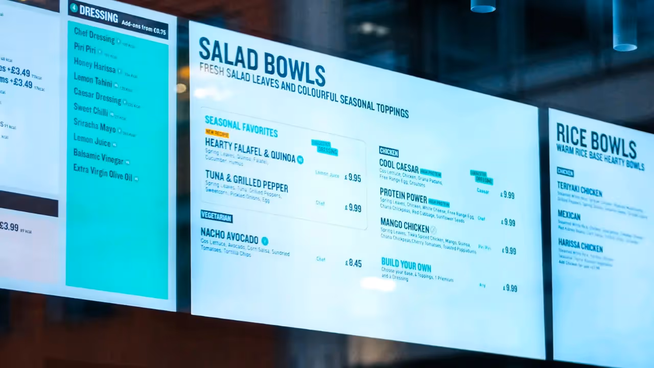 Digital Signage Systems: Opportunities for Cafes, Bars, and Restaurants
