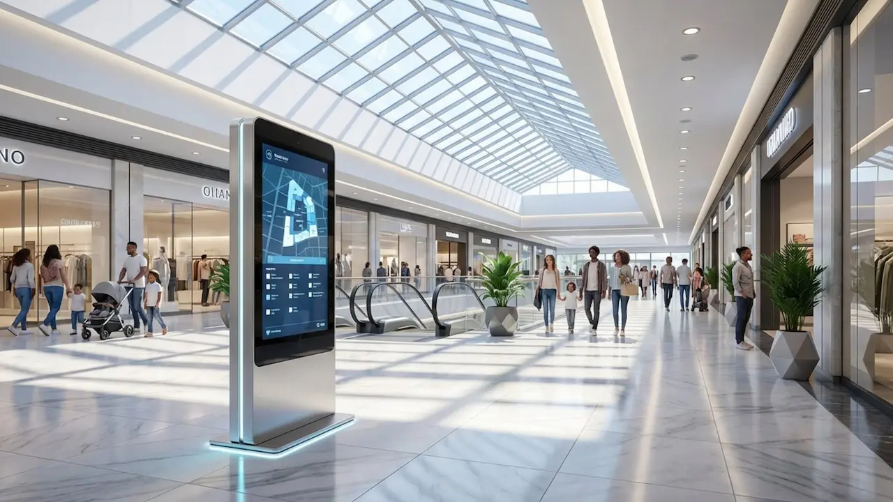 Mall Wayfinding With Digital Signage