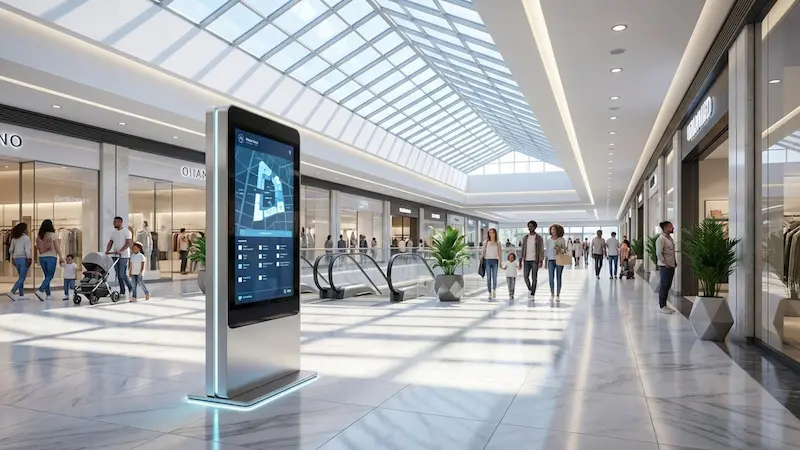 Mall Wayfinding With Digital Signage