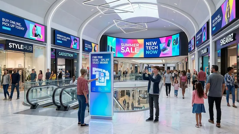 Mall Digital Signage Content Calendar