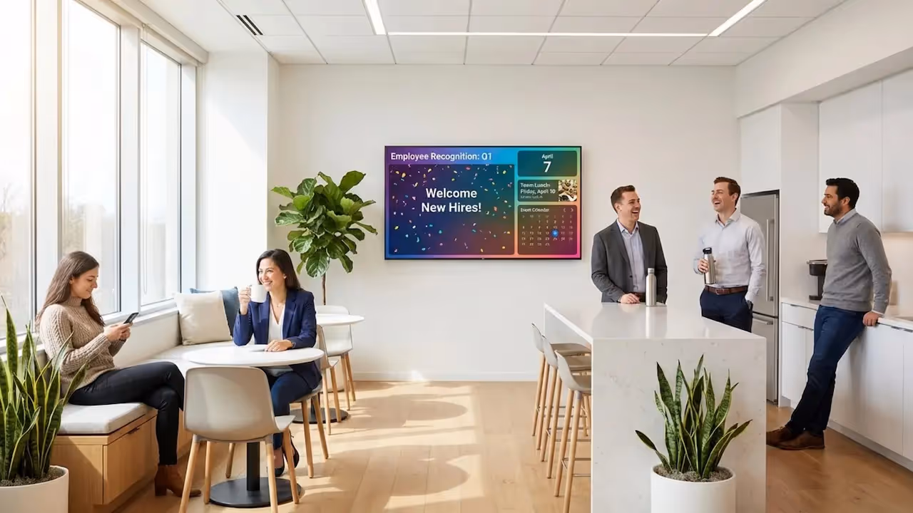 Measuring Breakroom Digital Signage Engagement