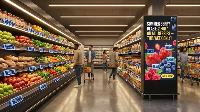 How to Keep Grocery Prices in Sync With Digital Signage