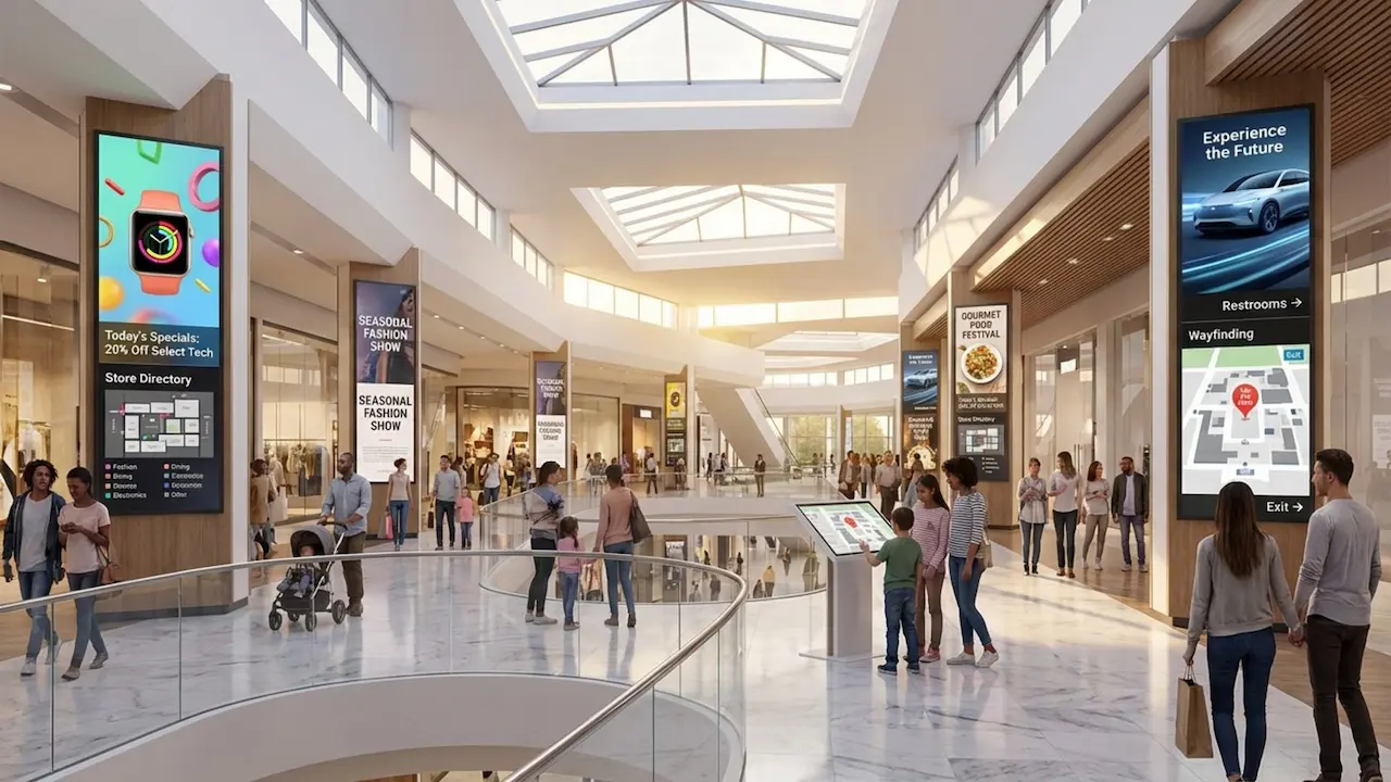 Mall Digital Signage ROI: What to Track and Why It Matters