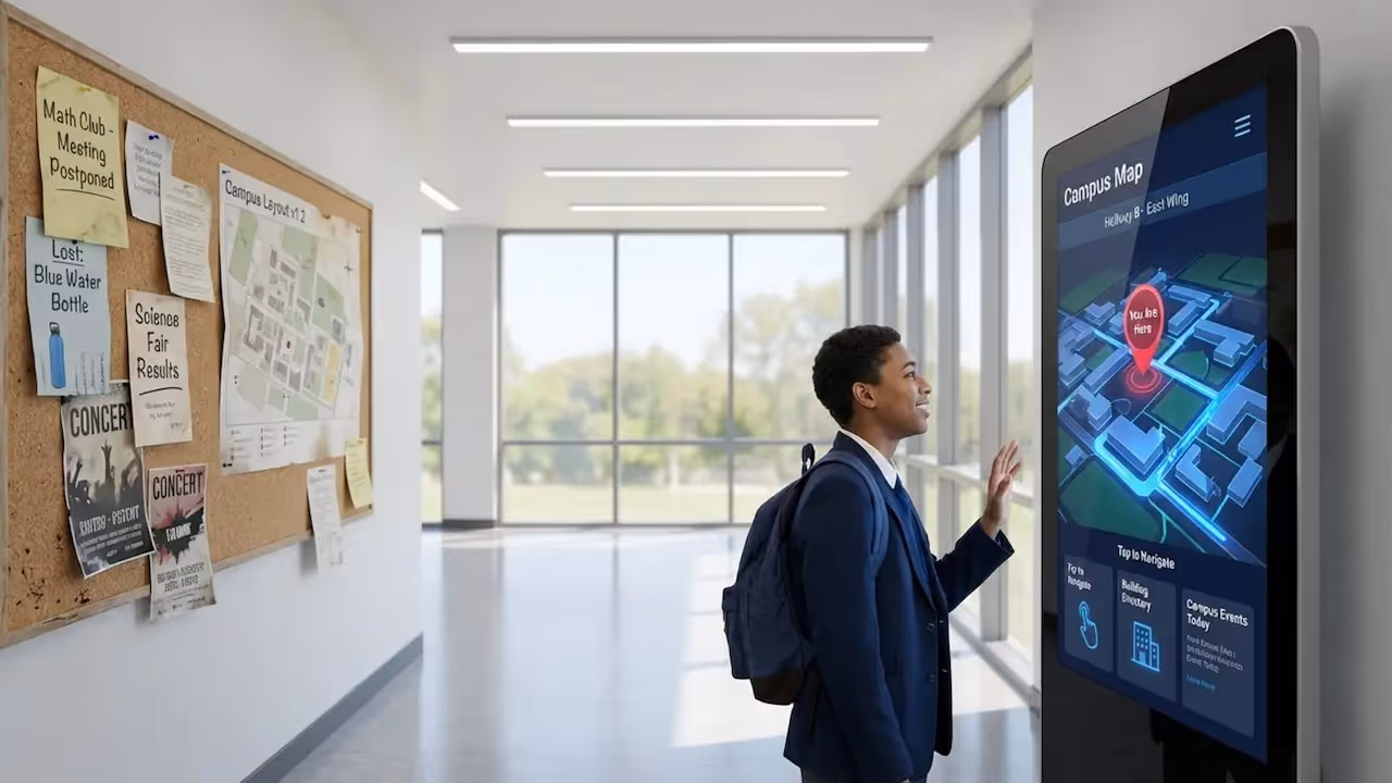 School Wayfinding With Digital Signage