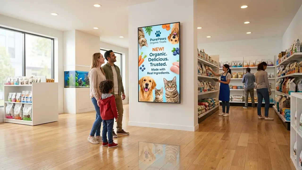 Pet Store Digital Signage Content Ideas