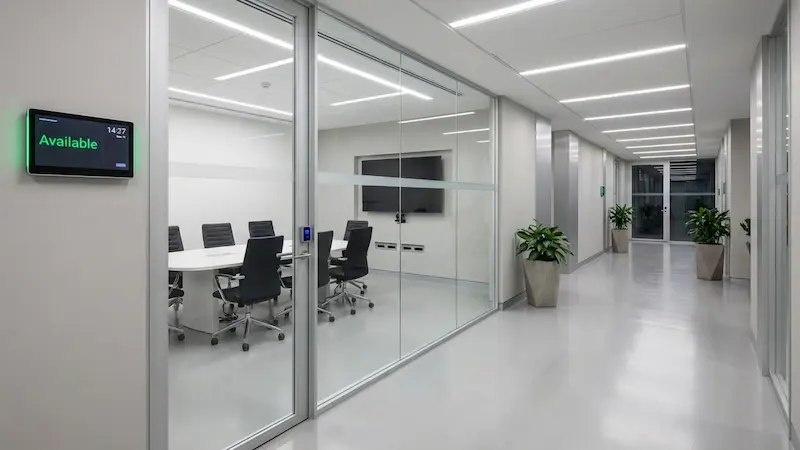 Meeting Room Status Screens With Digital Signage