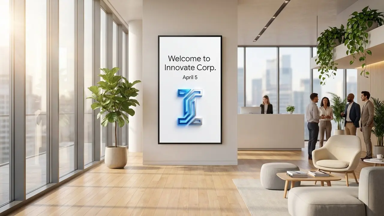 Meeting Welcome Screen Templates For Digital Signage