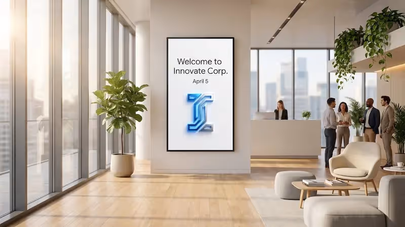 Meeting Welcome Screen Templates For Digital Signage