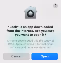 MacOS interface "open Look"