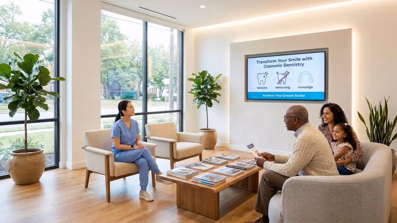 How to Use a Dental Promo Calendar With Digital Signage