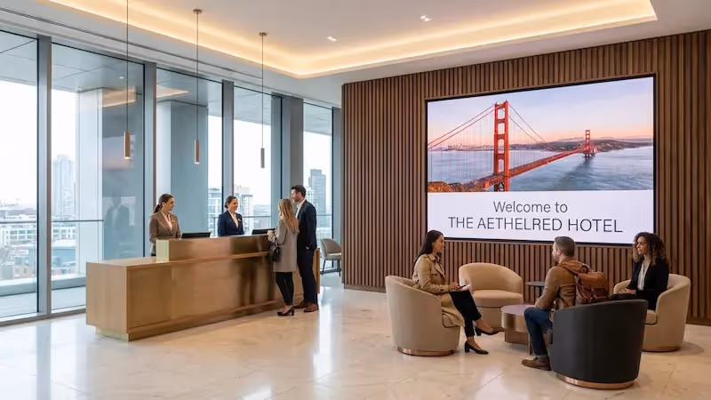 Hotel Digital Signage Templates You Can Use