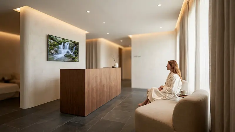 Spa Ambience Rules for Digital Signage