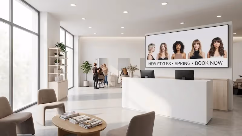Beauty Salon Content Ideas for Digital Signage