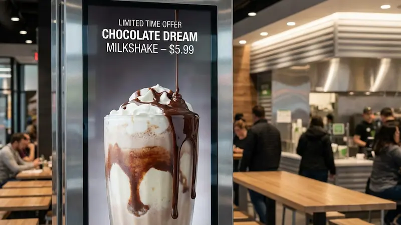 QSR Combo Upsells With Digital Signage