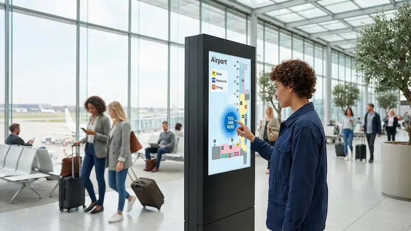Venue Wayfinding With Digital Signage