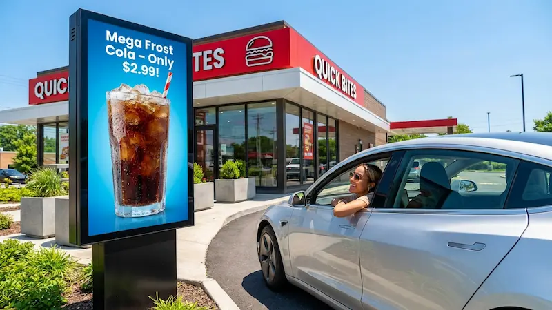 Drive-Thru Dayparting With Digital Signage